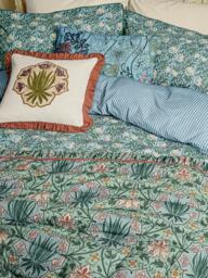 Morris & Co. Peony Duvet Cover Set, Multi - thumbnail 4