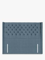 John Lewis Margot Winged Full Depth Upholstered Headboard, King Size