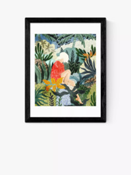 EAST END PRINTS 83 Oranges 'Distracted Reader' Framed Print - thumbnail 1