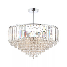 Laura Ashley Vienna Semi Flush  Ceiling Light - thumbnail 4