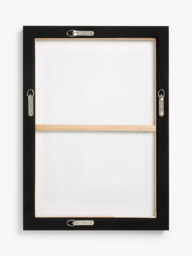 John Lewis Abstract Neutral Framed Canvas, Set of 2, 70 x 50cm, White/Multi - thumbnail 4