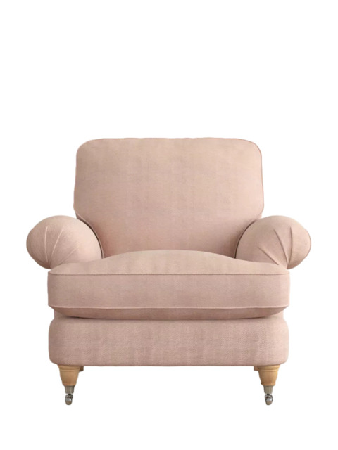 Laura Ashley Beaumaris Armchair, Oak Leg - image 1