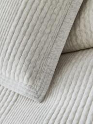 west elm Organic Cotton Cloud Jersey Textured Bedding - thumbnail 3