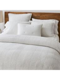 west elm Organic Cotton Cloud Jersey Textured Bedding - thumbnail 2