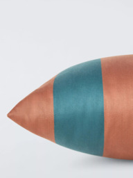 John Lewis X Collagerie Satin Stripe Cushion - thumbnail 3