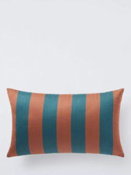 John Lewis X Collagerie Satin Stripe Cushion - thumbnail 1
