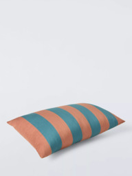 John Lewis X Collagerie Satin Stripe Cushion - thumbnail 2