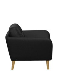 John Lewis Arlo Leather Armchair, Light Leg - thumbnail 3