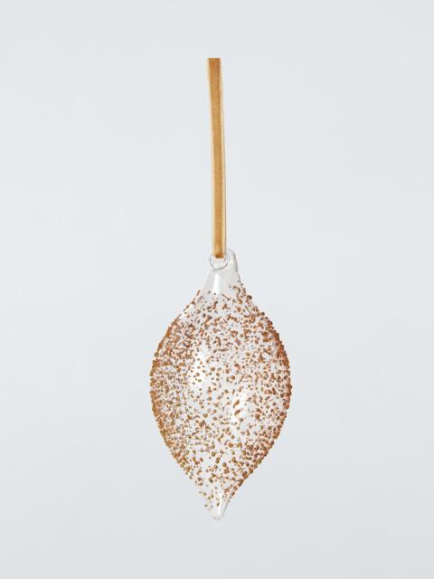John Lewis The Connoisseur Bead Drop Bauble, Copper - image 1