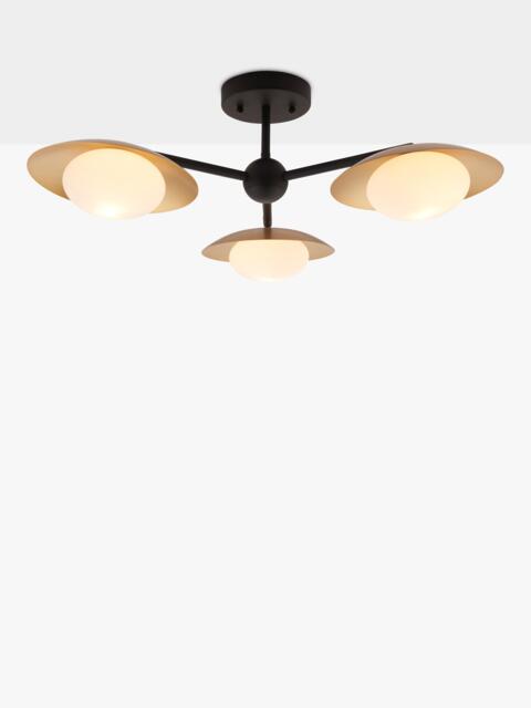 Bay Lighting Rajka 3 Arm Ceiling Light, Bronze - image 1