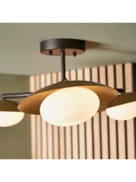 Bay Lighting Rajka 3 Arm Ceiling Light, Bronze - thumbnail 5