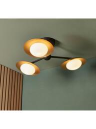 Bay Lighting Rajka 3 Arm Ceiling Light, Bronze - thumbnail 4
