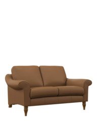 John Lewis Camber Small 2 Seater Leather Sofa, Light Leg - thumbnail 1