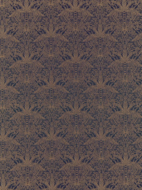 Clarke & Clarke Leopardo Made to Measure Curtains or Roman Blind, Antique/Noir - image 1