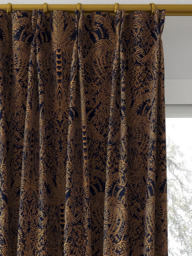 Clarke & Clarke Leopardo Made to Measure Curtains or Roman Blind, Antique/Noir - thumbnail 4