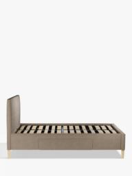 John Lewis Emily 2 Drawer Upholstered Bed Frame, King Size - thumbnail 4