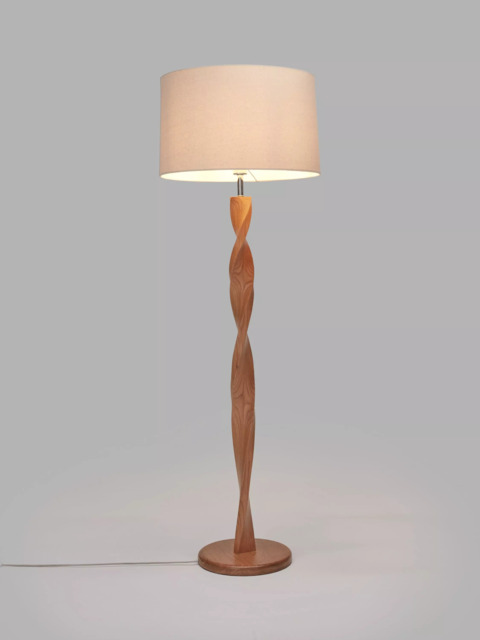 John Lewis Twirl Floor Lamp, Oak - image 1