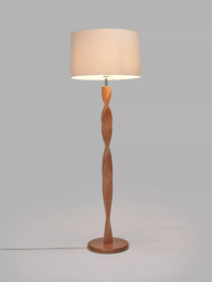 John Lewis Twirl Floor Lamp, Oak - thumbnail 1