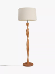 John Lewis Twirl Floor Lamp, Oak - thumbnail 3