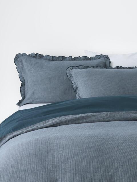 John Lewis Belvoir Pure Cotton Gauze Duvet Cover Set - image 1