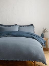 John Lewis Belvoir Pure Cotton Gauze Duvet Cover Set - thumbnail 2