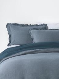 John Lewis Belvoir Pure Cotton Gauze Duvet Cover Set - thumbnail 1