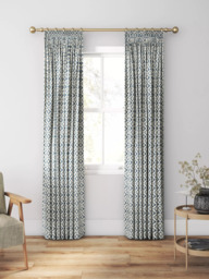 Clarke & Clarke Giverny Made to Measure Curtains or Roman Blind, Midnight - thumbnail 3