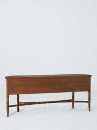 John Lewis Elder 4 Door, 2 Drawer Spindle Leg Curved Sideboard, Walnut Finish - thumbnail 3