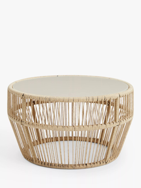 John Lewis Salsa Round Garden Coffee Table, 70cm
