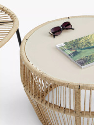 John Lewis Salsa Round Garden Coffee Table, 70cm - thumbnail 5