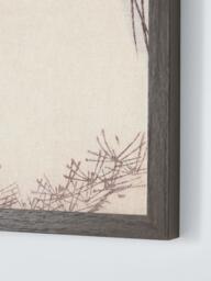 John Lewis Ohara Koson 'Two Peacocks on a Tree Branch' Framed Canvas Print, 92 x 42cm, Blue/Multi - thumbnail 2