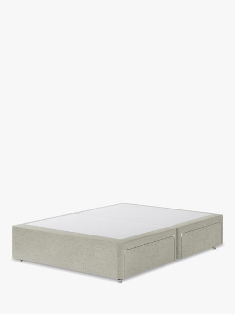 Hypnos Non-Sprung Upholstered 4 Drawer Divan Base, King Size - image 1
