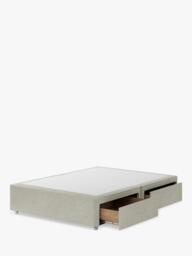 Hypnos Non-Sprung Upholstered 4 Drawer Divan Base, King Size - thumbnail 2
