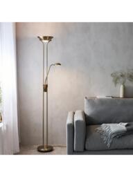 Bay Lighting Rocca Uplighter & Reading Light Double Floor Lamp - thumbnail 2
