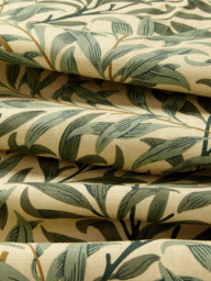 Morris & Co. Willow Bough Pair Lined Pencil Pleat Curtains - thumbnail 6