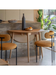 Gallery Direct Lewes Folding Dining Table, Natural - thumbnail 3