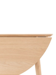 Gallery Direct Lewes Folding Dining Table, Natural - thumbnail 5