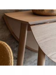Gallery Direct Lewes Folding Dining Table, Natural - thumbnail 4