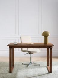 John Lewis Orbit Desk, Walnut - thumbnail 2