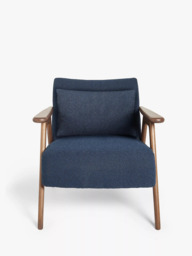 John Lewis Hendricks Accent Armchair, Dark Wood Frame - thumbnail 4