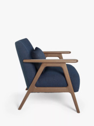 John Lewis Hendricks Accent Armchair, Dark Wood Frame - thumbnail 5