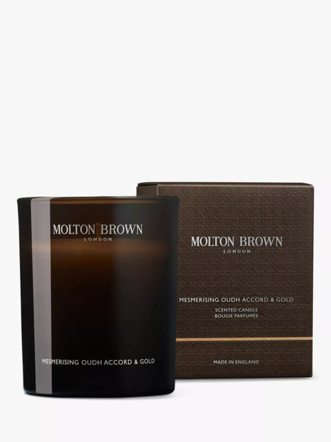 Molton Brown Mesmerising Oudh Accord & Gold Scented Signature Candle, 190g - image 1