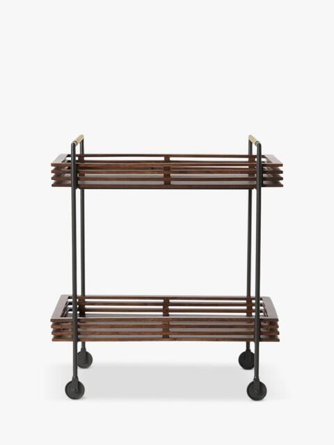 Swoon Weaving Bar Trolley, Dark Brown - image 1