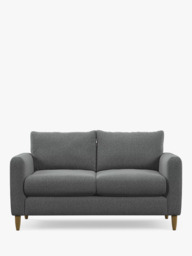 John Lewis Bailey II Small 2 Seater Sofa, Light Leg, Brushed Tweed Grey - thumbnail 5
