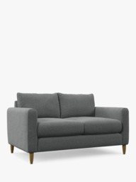 John Lewis Bailey II Small 2 Seater Sofa, Light Leg, Brushed Tweed Grey - thumbnail 1