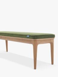 Swyft Model 01 Dining Bench, Oak/Velvet Vine - thumbnail 6