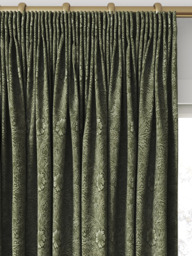 William Morris At Home Marigold Woven Made to Measure Curtains or Roman Blind, Woad - thumbnail 2