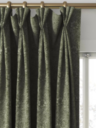 William Morris At Home Marigold Woven Made to Measure Curtains or Roman Blind, Woad - thumbnail 6