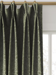 William Morris At Home Marigold Woven Made to Measure Curtains or Roman Blind, Woad - thumbnail 4