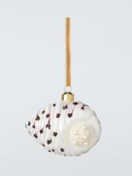 John Lewis The Connoisseur Hermit Crab Shell Bauble, Multi - thumbnail 1